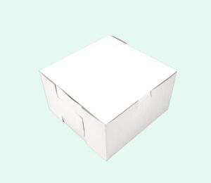 7" x 7" x 4" Standard Bakery Boxes White