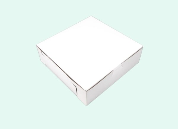 8" x 8" x 3" Standard Bakery Boxes White