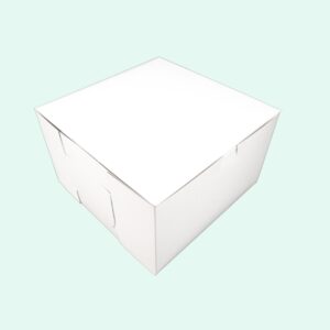 10" x 10" x 6" Bakery Boxes White, Standard