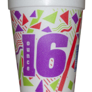 16C18VIOPP 16 oz. Foam Cup Vio Printed "Profit Pals"