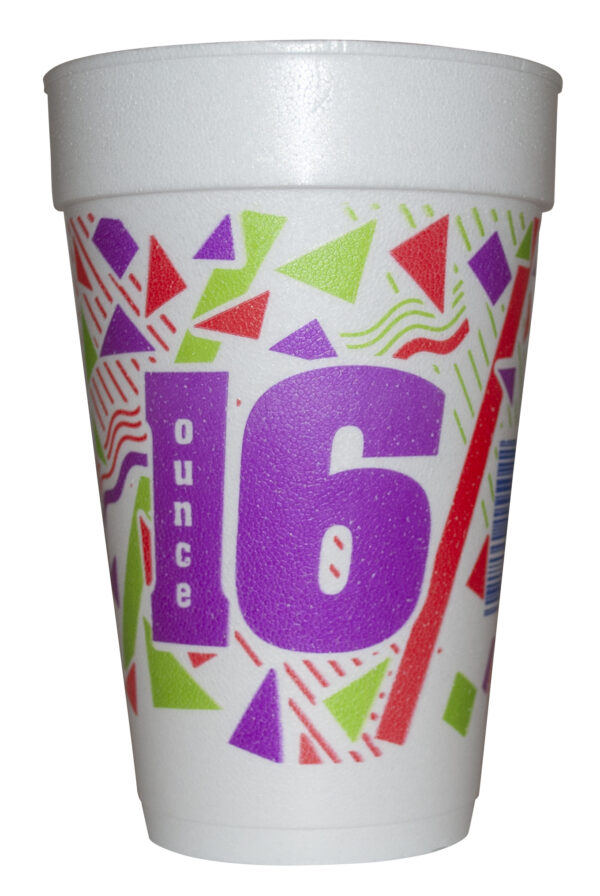 16C18VIOPP 16 oz. Foam Cup Vio Printed "Profit Pals"