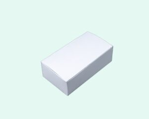 5" x 2.25" x 1.25" Small Nugget Box White