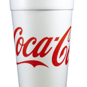 24C18CC 24 oz. Foam Cup  Printed "Coca Cola"