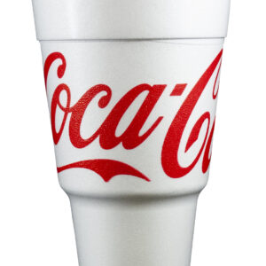 32CC32CC 32 oz. Foam Cup Printed "Coca Cola"