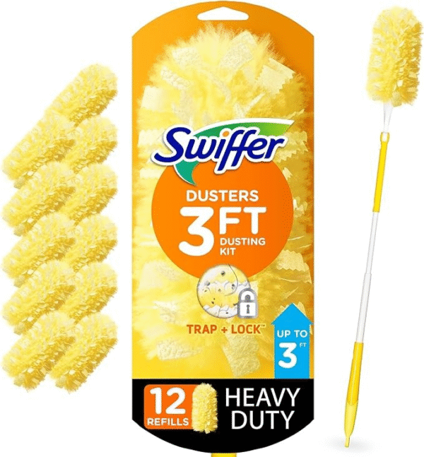 Swiffer 360 Dusters HD Starter Kit 1 Extendable Handle & 12 Dusters