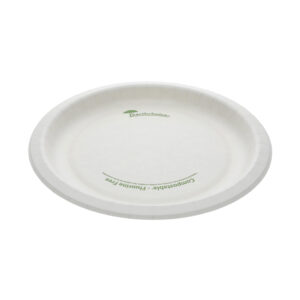 9" Compost. Pressware Paper Plate Printed EarthChoice