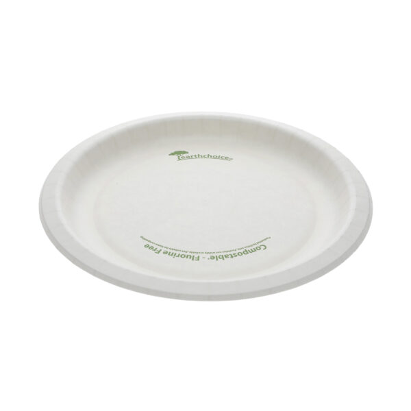 9" Compost. Pressware Paper Plate Printed EarthChoice
