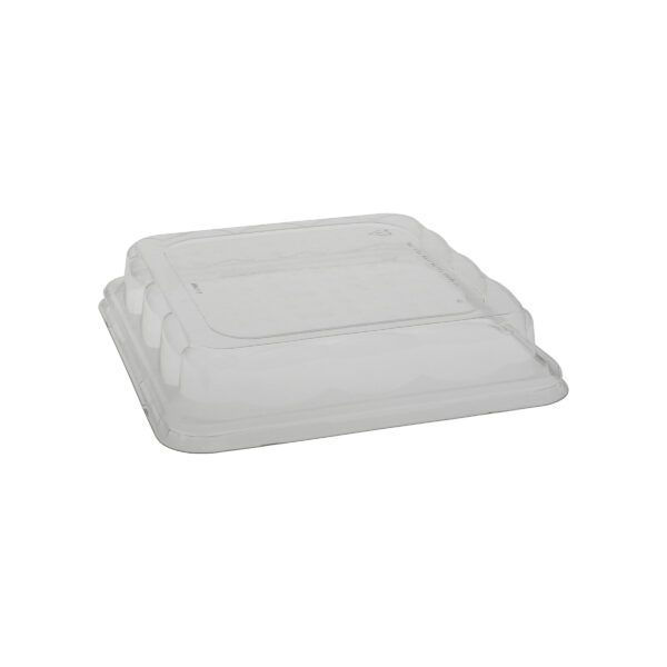 After Bake Lid For 8" x 8" Tray Clear, APET