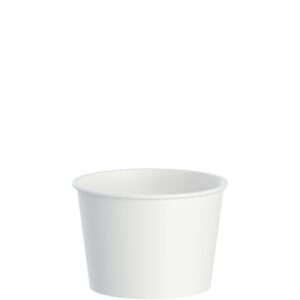 Solo VS DSP Paper Food Containers White, 12 oz.