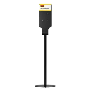 Autofoam Hand Sanitizer Station Metal Stand, Black