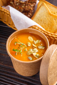 Paper Soup Cup & Paper Lid Combo 16 oz, Kraft