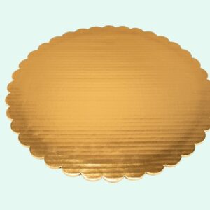 16" Double Wall Cake Circles & Pads Gold