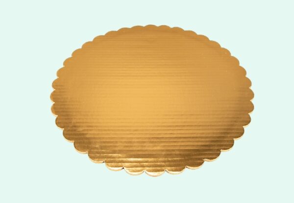 16" Double Wall Cake Circles & Pads Gold