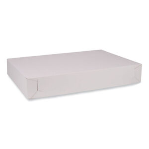 12" x 9" x 3" Standard Bakery Boxes White