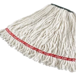 Web Foot Blend Shrinkless Wet Mop 20 oz, 1" Headband, White