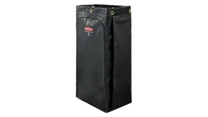 Vinyl Bag For Cleaning Carts Black, 34 Gallon