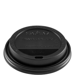 Traveler Lids for ThermoGuard Black w/ Sip Hole