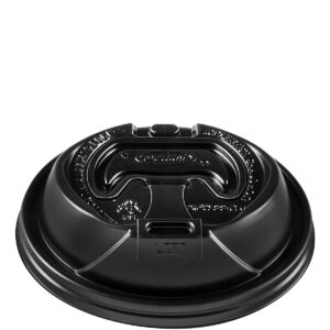 Optima Lids for ThermoGuard Reclosable Lid-Black