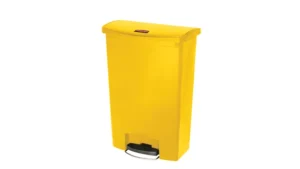 Streamline Step On Resin Container Front Step, 24 Gallon, Yellow