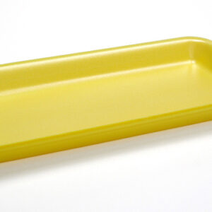 25P Yellow Processor Foam Tray 14.75" x 8" x 1.345" Polystyrene
