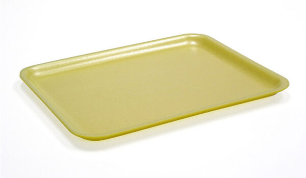 2S Yellow Supermarket Tray 8.38" x 5.88" x .69"