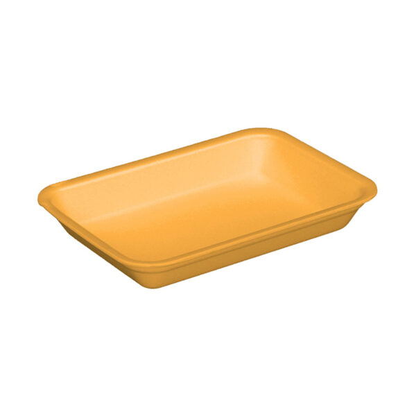 4D Yellow Supermarket Tray 8.63" x 6.56" x 1.27"
