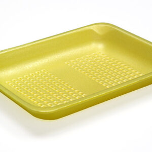 4S Yellow Supermarket Tray 9.25" x 7.13" x .7"