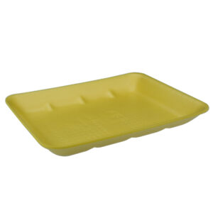 8H Yellow Heavy Supermarket Tray 10.58" x 8.33" x 1.18"