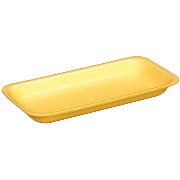 10S Yellow Supermarket Tray 10.9" x 5.9" x .7"