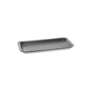 17S Black Supermarket Tray 8.38" x 4.5" x .69"