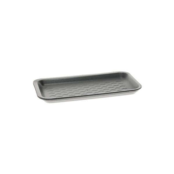 17S Black Supermarket Tray 8.38" x 4.5" x .69"