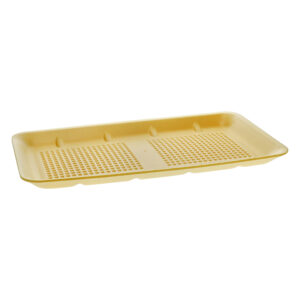 25SH Yellow Supermarket Tray 14.88" x 8" x 1.02"
