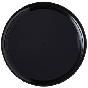 CheckMate Tray 18" Round w/ High Edge, Black