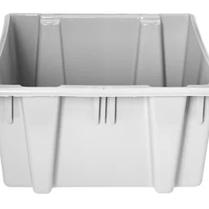 Stack and Nest Palletote Box 1.6 Cubic Feet, Gray