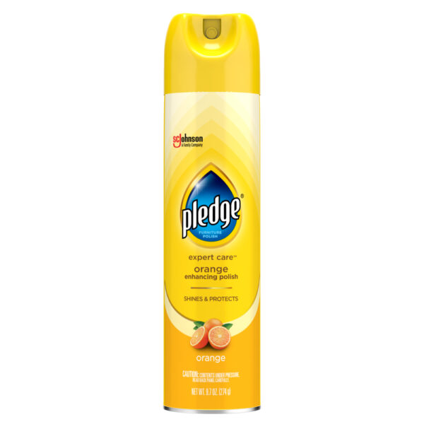 Pledge Beautify Enhancing Polish Orange Scent, 9.7 oz