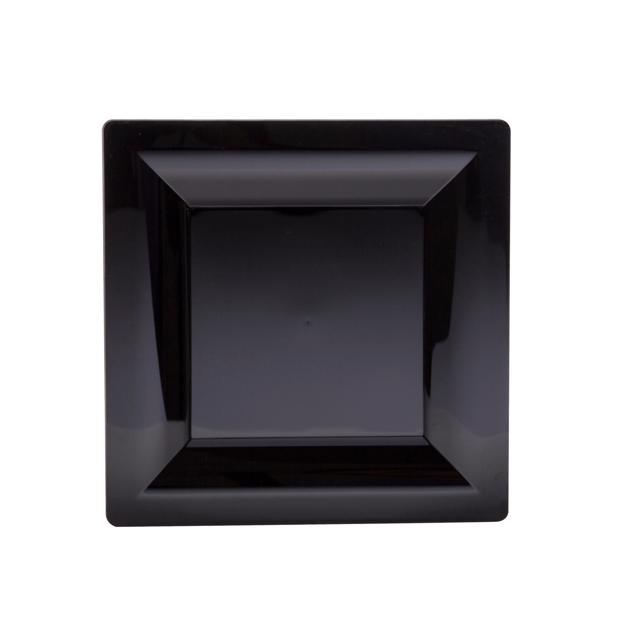 Milan Grand Square Salad Plate Black, 6.5"