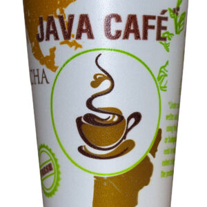 20F18 20 oz Vio Foam Cup Stock Print "Java Cafe"
