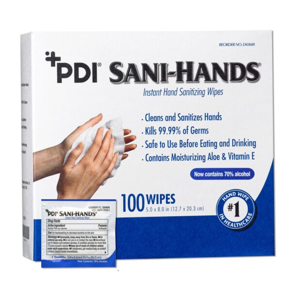 Sani-Hands Instant Hand Sanitizer Pocket Packets