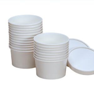 8 oz Hot/Cold Container Combo Pack w/Paper Lid