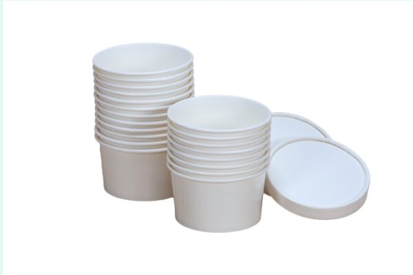 8 oz Hot/Cold Container Combo Pack w/Paper Lid