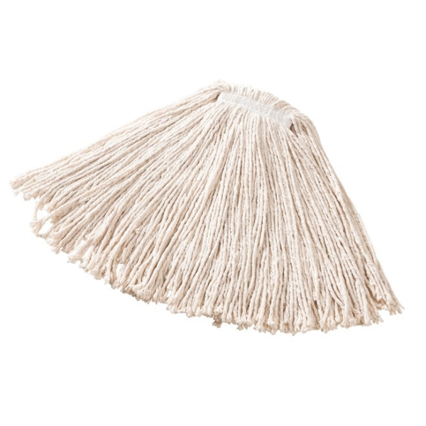 Dura Pro Cut-End Cotton Wet Mop 1" Headband White