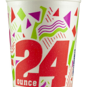 24C18VIOPP 24 oz Vio Foam Cup Printed "Profit Pals"