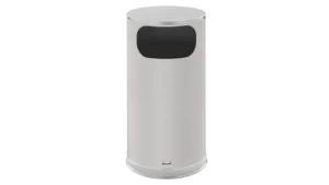 Metallic Series Indoor Waste Cont Flat Top 12 Gallon SS