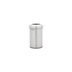 Refine Waste Container 16 Gallon Round Stainless Steel
