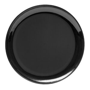 CaterLine Rigid Serving Trays 16" Round Black