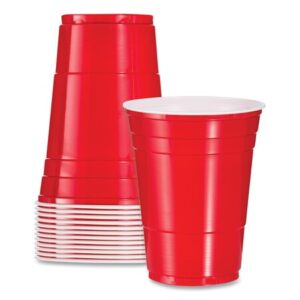 Savers Plastic Party Cups 16 oz 24 Red
