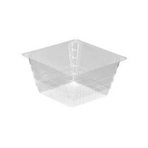 Deep OVS Tray 6 fl oz Clear 3.48" x 3.48" x 1.5"