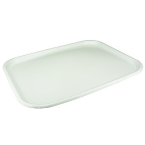 Laminated Foam Serving Tray 14" x 18" White