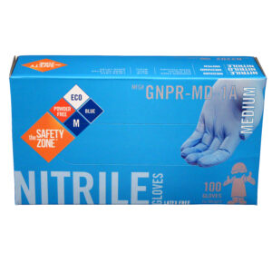 Powder Free Blue Nitrile Gloves 3 Mil Medium