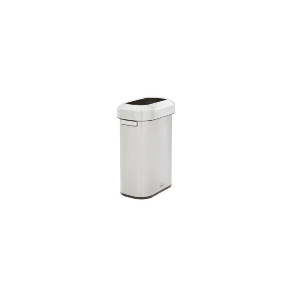 Refine Waste Container 15 Gallon Slim Stainless Steel